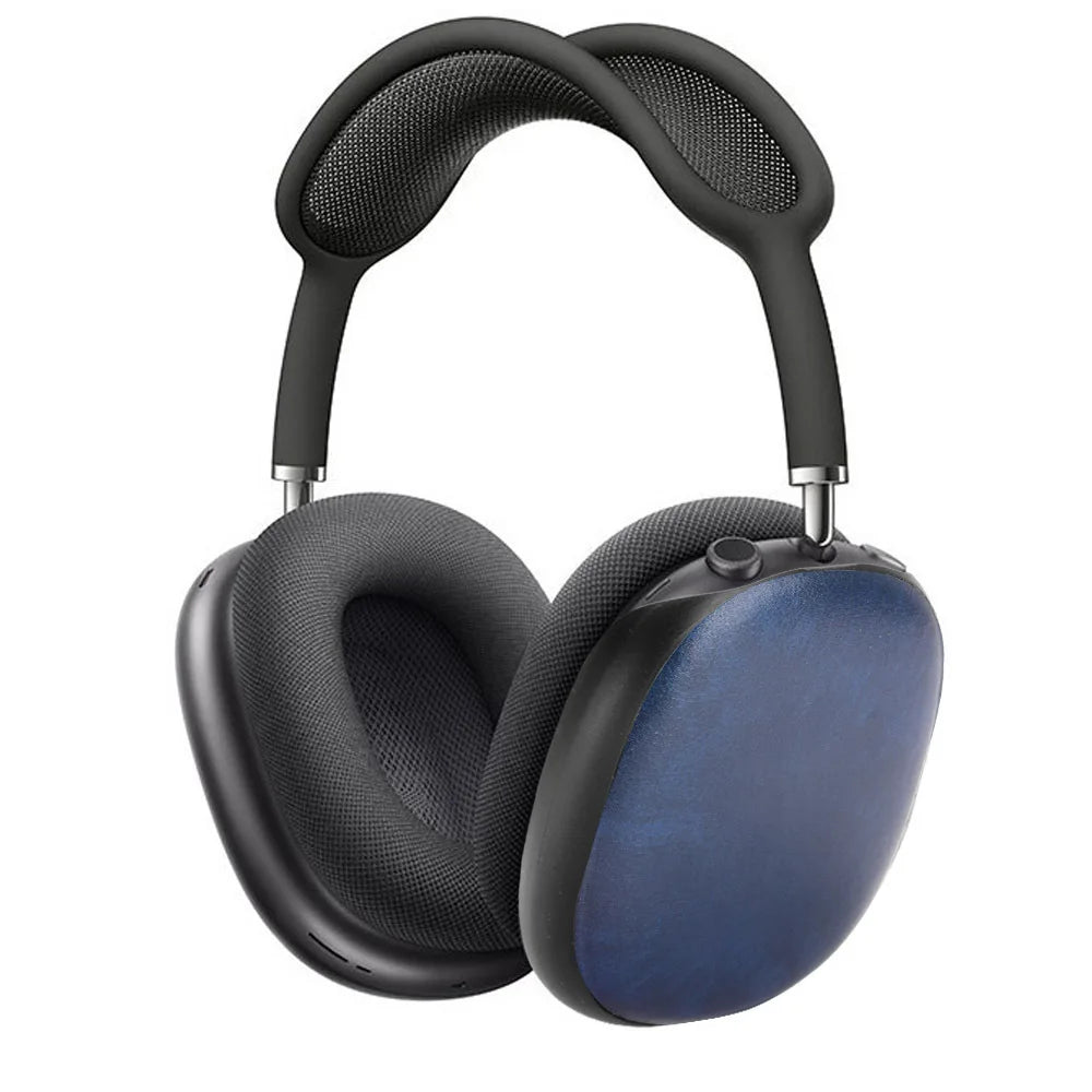 1 Pair Of Protective Leather Sleeve Case Skin Cover For Airpods Max Wireless Headset Black/Blue/Red/Brown/Grey Optional