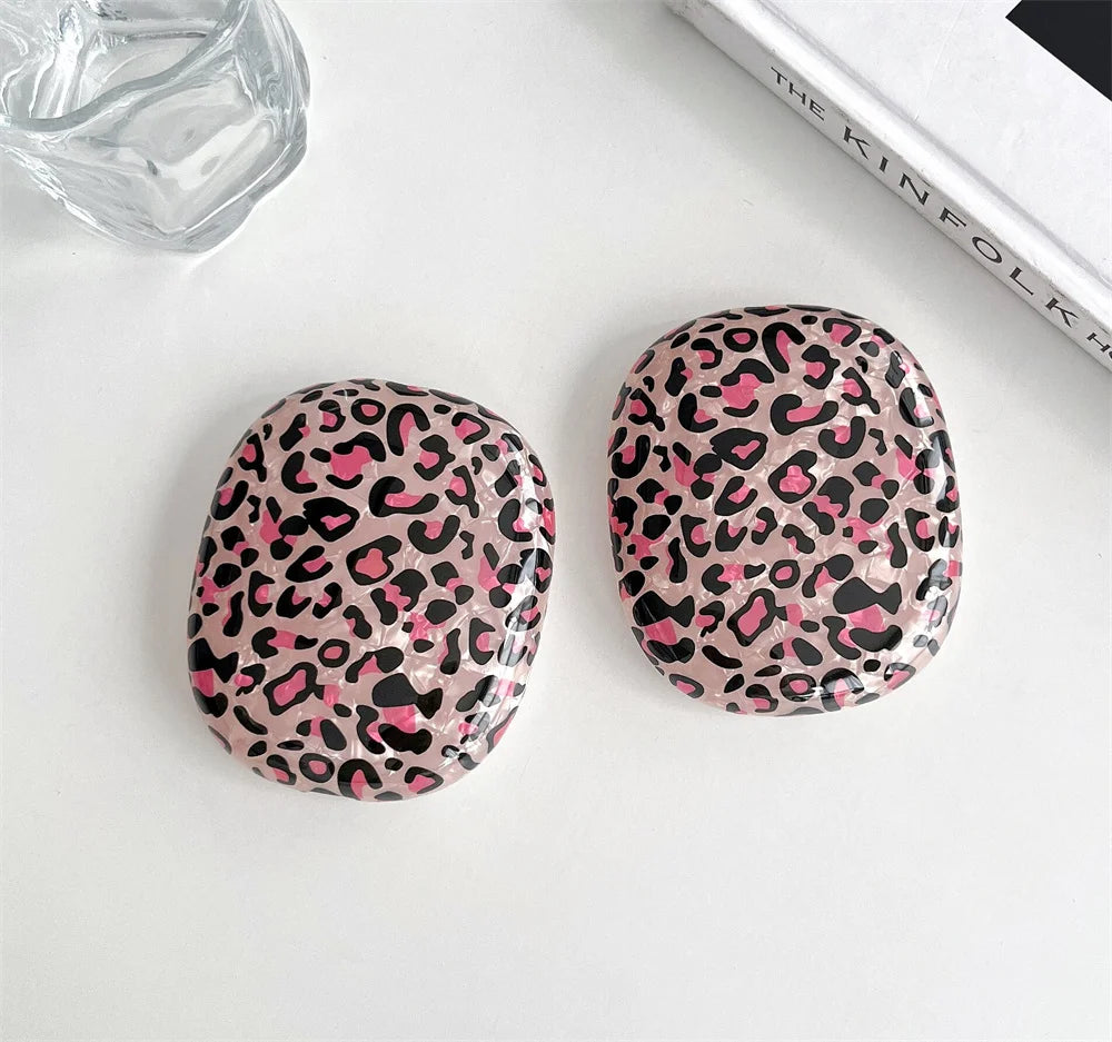 Super Protective Case For Apple Airpods Max Earphone Case Leopard Print Headphone Cover Shell For Airpods Max Accessories