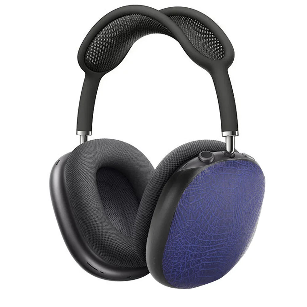 PU Leather Hard Plastic Case for Airpods Max Protective Earphone Shockproof Cover for Apple Air Pods Max Box Bags Accessories