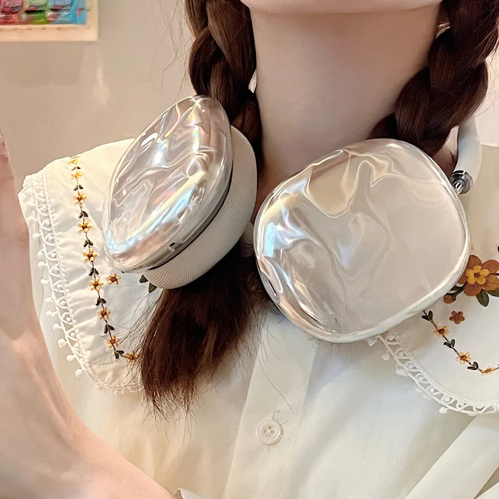 MINISO Headset Electroplate Case For Apple Airpods Max Protective Case Ripple Headphones For Airpods Max Left and Right Cover