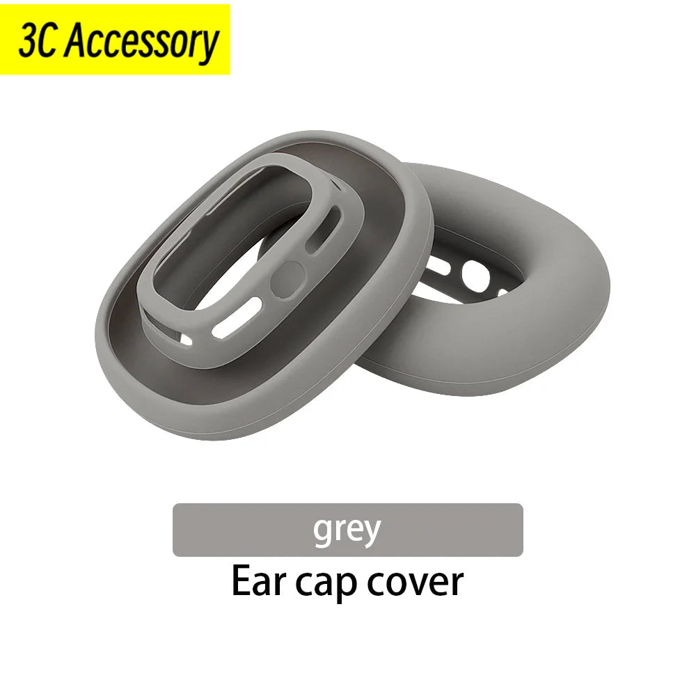 New Upgraded version High Quality Silicone Ear Pads Earmuffs Replacement Headphone Protective Cover for AirPods Max Headphones