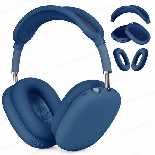 For Airpod Max Case Silicone Ear Protection Earmuffs Casque Headphone Case Cover For Air pods Max Headphone Protective Case Capa