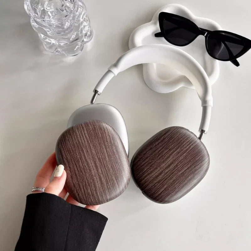 Étui pour Apple AirPods Max en fibre de carbone forgé/sorcion véritable, Ultra-fin, brillant/mat, housse de protection complète pour écouteurs (une paire)