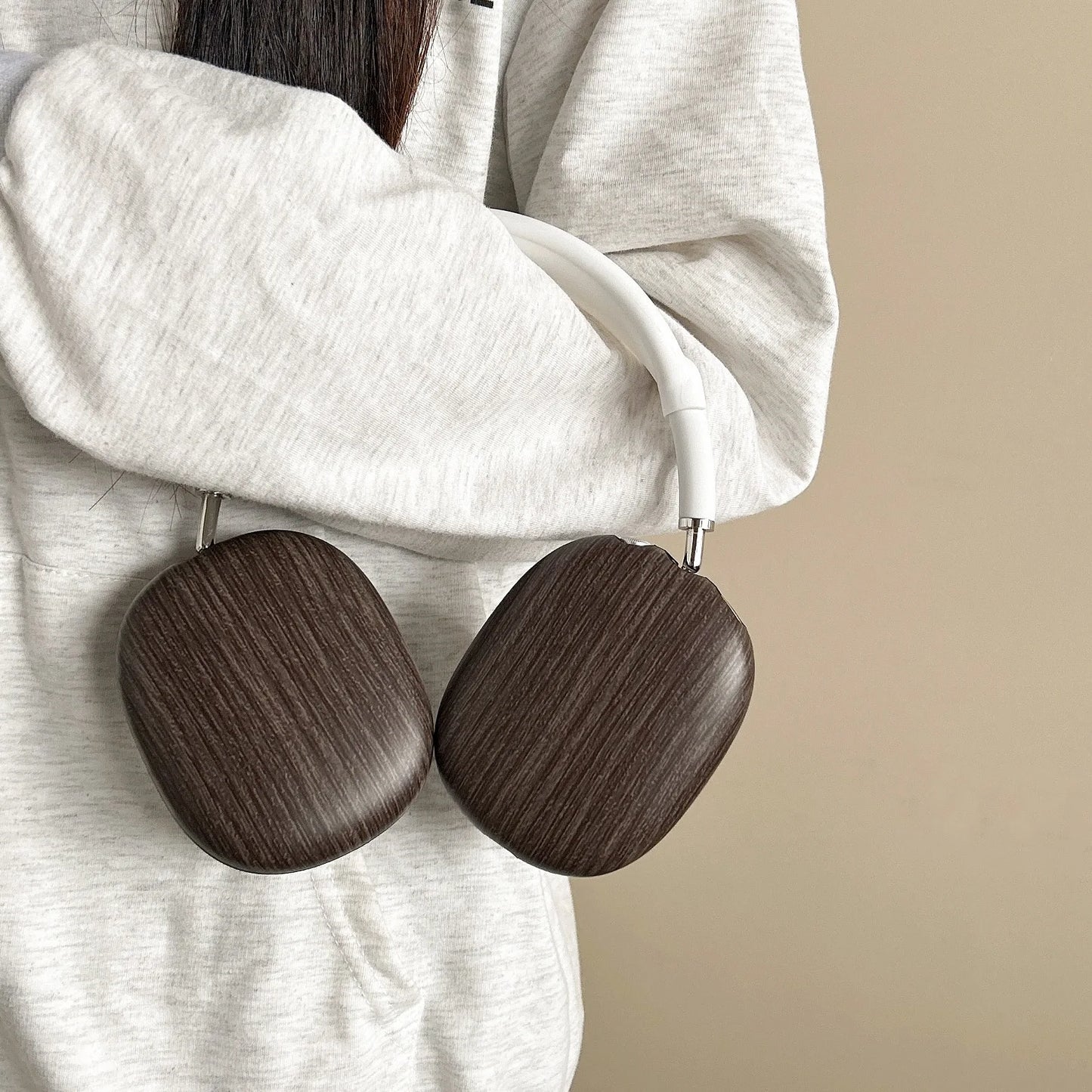 Étui pour Apple AirPods Max en fibre de carbone forgé/sorcion véritable, Ultra-fin, brillant/mat, housse de protection complète pour écouteurs (une paire)