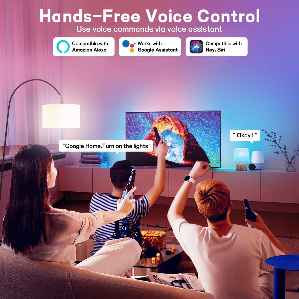 Smart Light Bulb 10W 220V WiFi E27 LED RGB Lamp Compatible With Alexa Google Assistant Siri Voice Control RGB+CCT Dimmable Timer