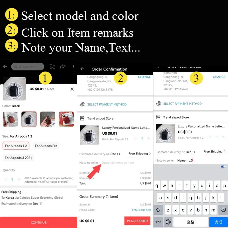 2Pcs/Set Luxury Soft Leather Cover For Airpods Max Personalized Gold Name Letters Customized Headphones Case Sleeve Protector