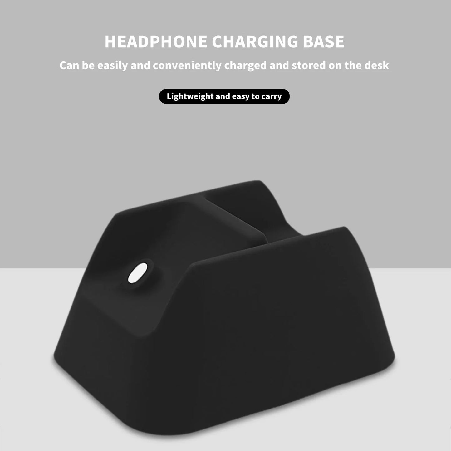 1PC For AirPods Max Wireless Bluetooth Headphone Charger Dock Stand Station Silicone Desktop Charging Base For Apple AirPods Max