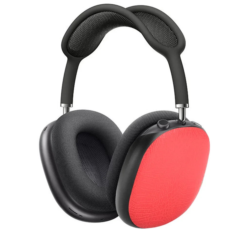 PU Leather Hard Plastic Case for Airpods Max Protective Earphone Shockproof Cover for Apple Air Pods Max Box Bags Accessories