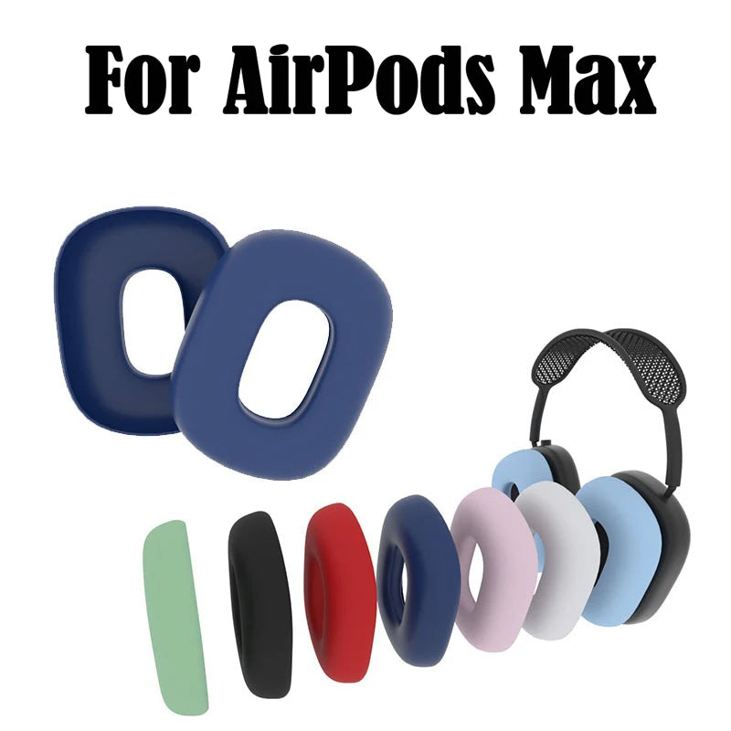 Soft Anti-Shockproof Headband Cover For AirPods Max Silicone Headphones Protective Case Replacement Cover Earphone Accessories