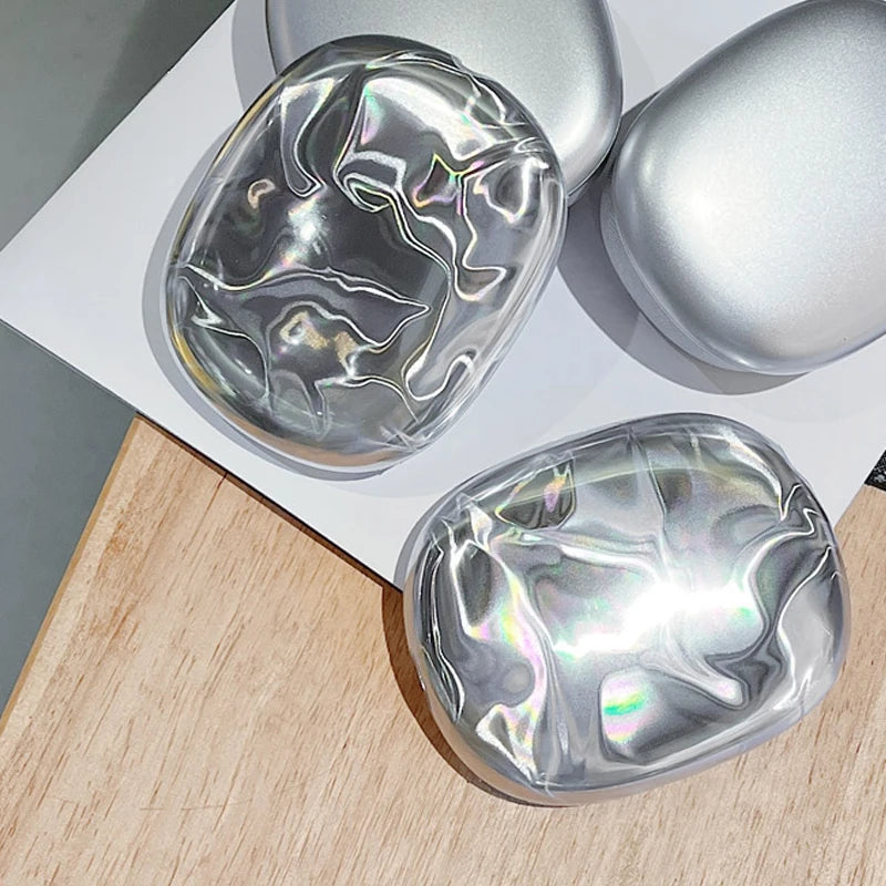 MINISO Headset Electroplate Case For Apple Airpods Max Protective Case Ripple Headphones For Airpods Max Left and Right Cover