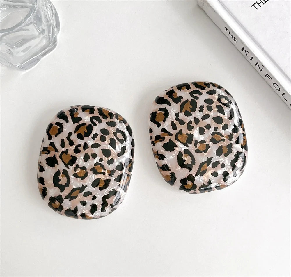 Super Protective Case For Apple Airpods Max Earphone Case Leopard Print Headphone Cover Shell For Airpods Max Accessories