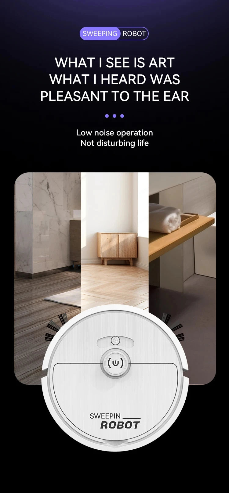 Xiaomi Electric Sweeper Home Smart Sweeping Robot Wet Dry Dual Use Remote Control Sweeper Suitable For Kitchen Carpeted Bedrooms