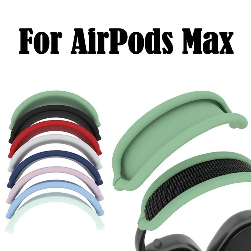 Soft Anti-Shockproof Headband Cover For AirPods Max Silicone Headphones Protective Case Replacement Cover Earphone Accessories