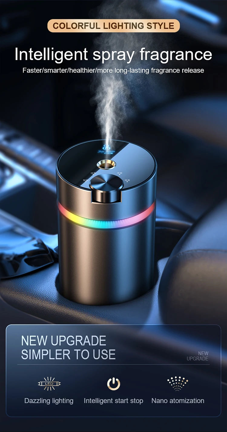 Smart Car Aroma Diffuser Scent Humidifier Air Freshener 50ml Essential Oil Diffuser  Aromatherapy Fragrance Air Purifier
