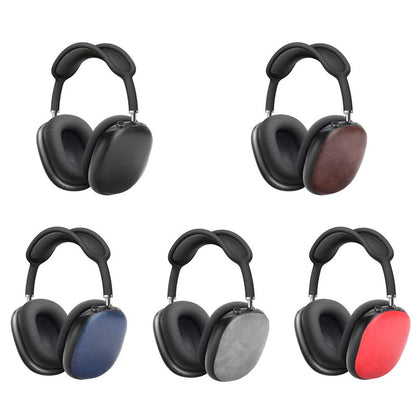 cuir souple de luxe pour Airpods Max, étui pour casque personnalisé, protecteur de manchon, texte de lettres de nom personnalisé, 2 pièces par ensemble