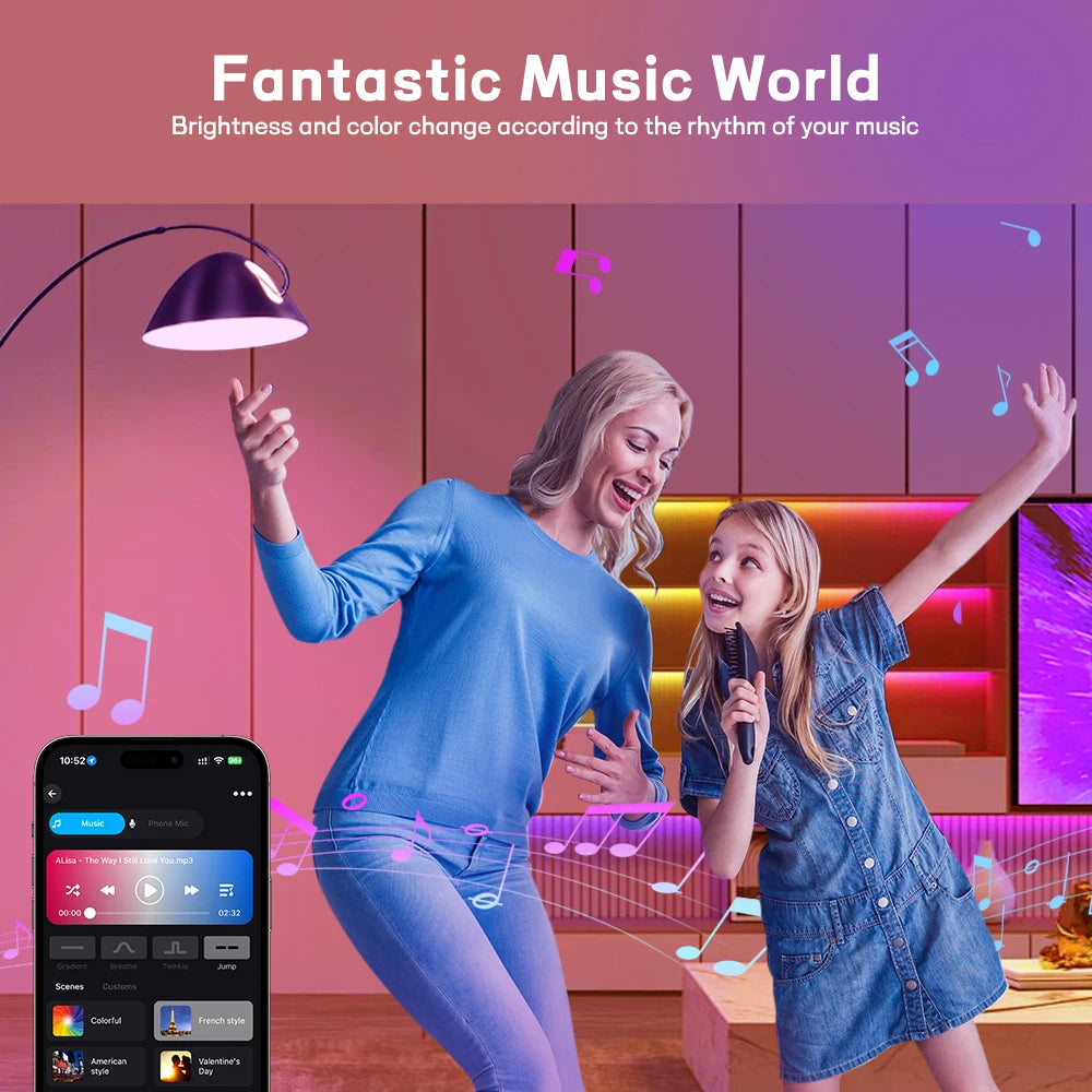 Smart Light Bulb 10W 220V WiFi E27 LED RGB Lamp Compatible With Alexa Google Assistant Siri Voice Control RGB+CCT Dimmable Timer