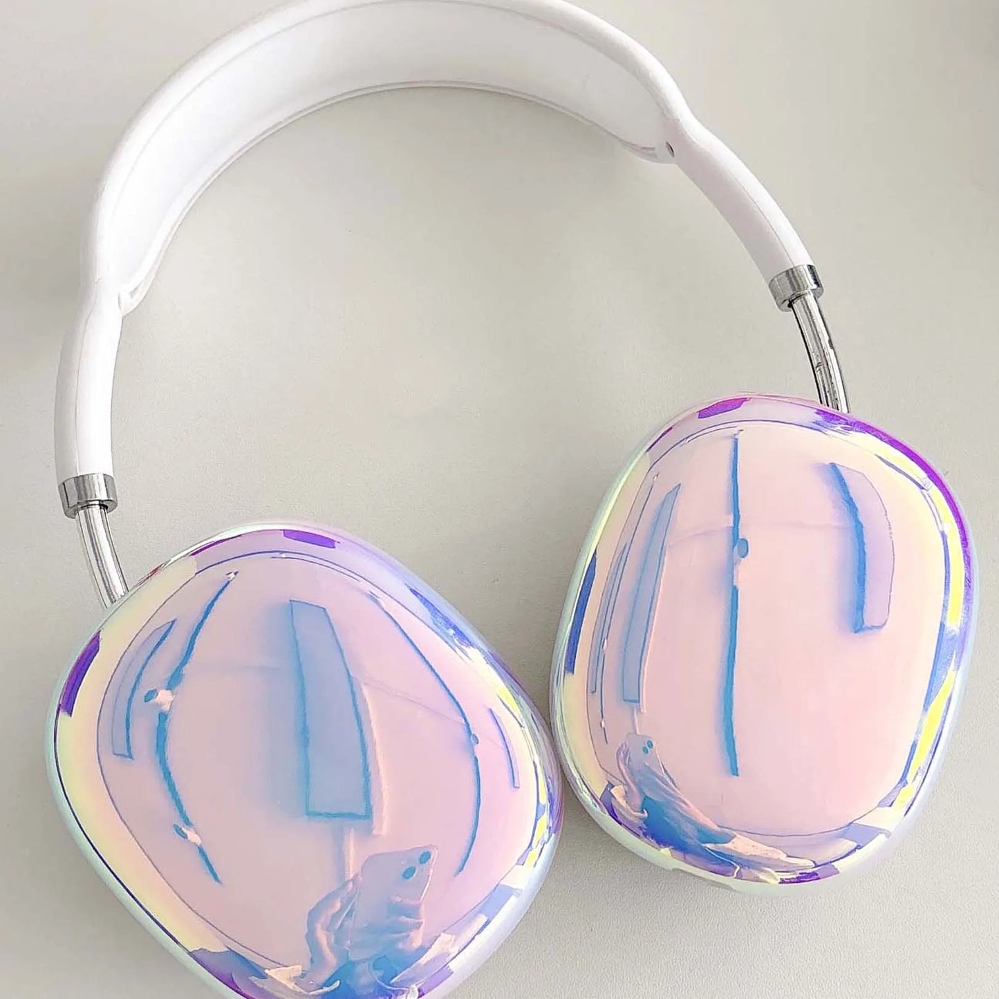 Shiny laser imd earphone case for apple airpods max cool headset cover headphone capa for airpodmax funda