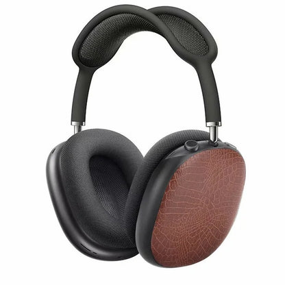 Étui de protection pour Airpods Max, cuir motif crocodile, écouteurs Apple, sauna, accessoires de téléphone, haute qualité