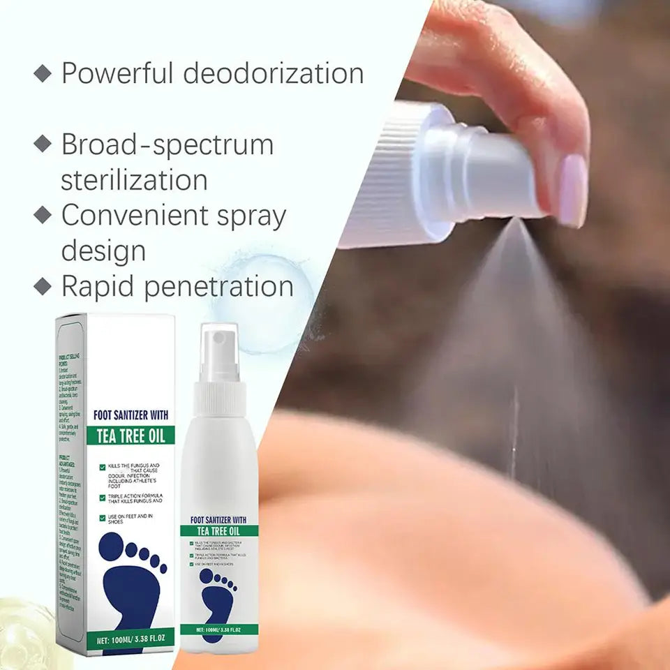 Spray désodorisant pour pieds et chaussure