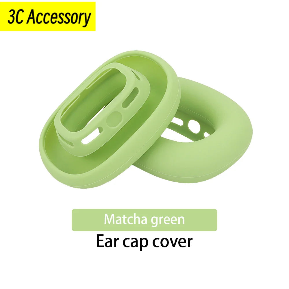 New Upgraded version High Quality Silicone Ear Pads Earmuffs Replacement Headphone Protective Cover for AirPods Max Headphones