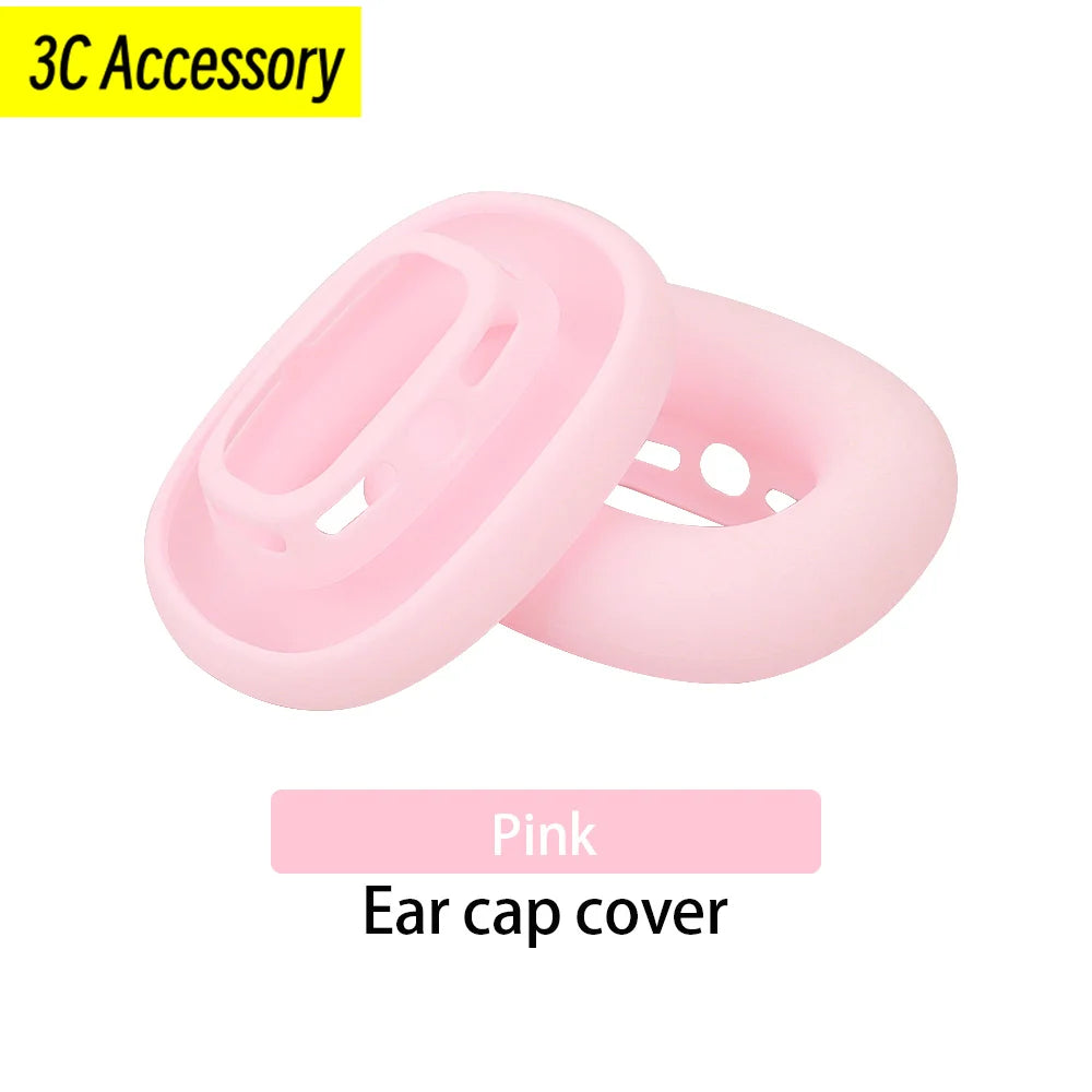 New Upgraded version High Quality Silicone Ear Pads Earmuffs Replacement Headphone Protective Cover for AirPods Max Headphones