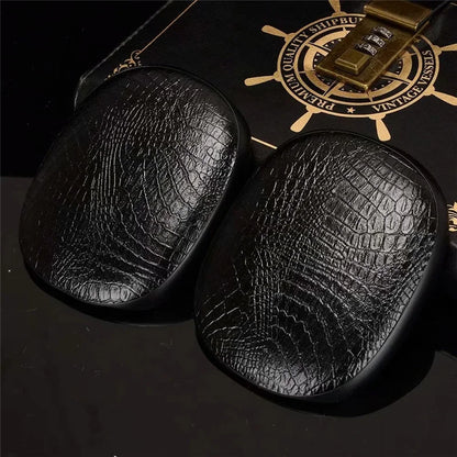 Étui de protection pour Airpods Max, cuir motif crocodile, écouteurs Apple, sauna, accessoires de téléphone, haute qualité