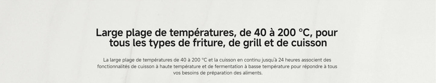 [Officiel] Xiaomi Smart Air Fryer 4.5 Liter | Chauffage par convection à 360°，Large plage de températures de 40 à 200 °C