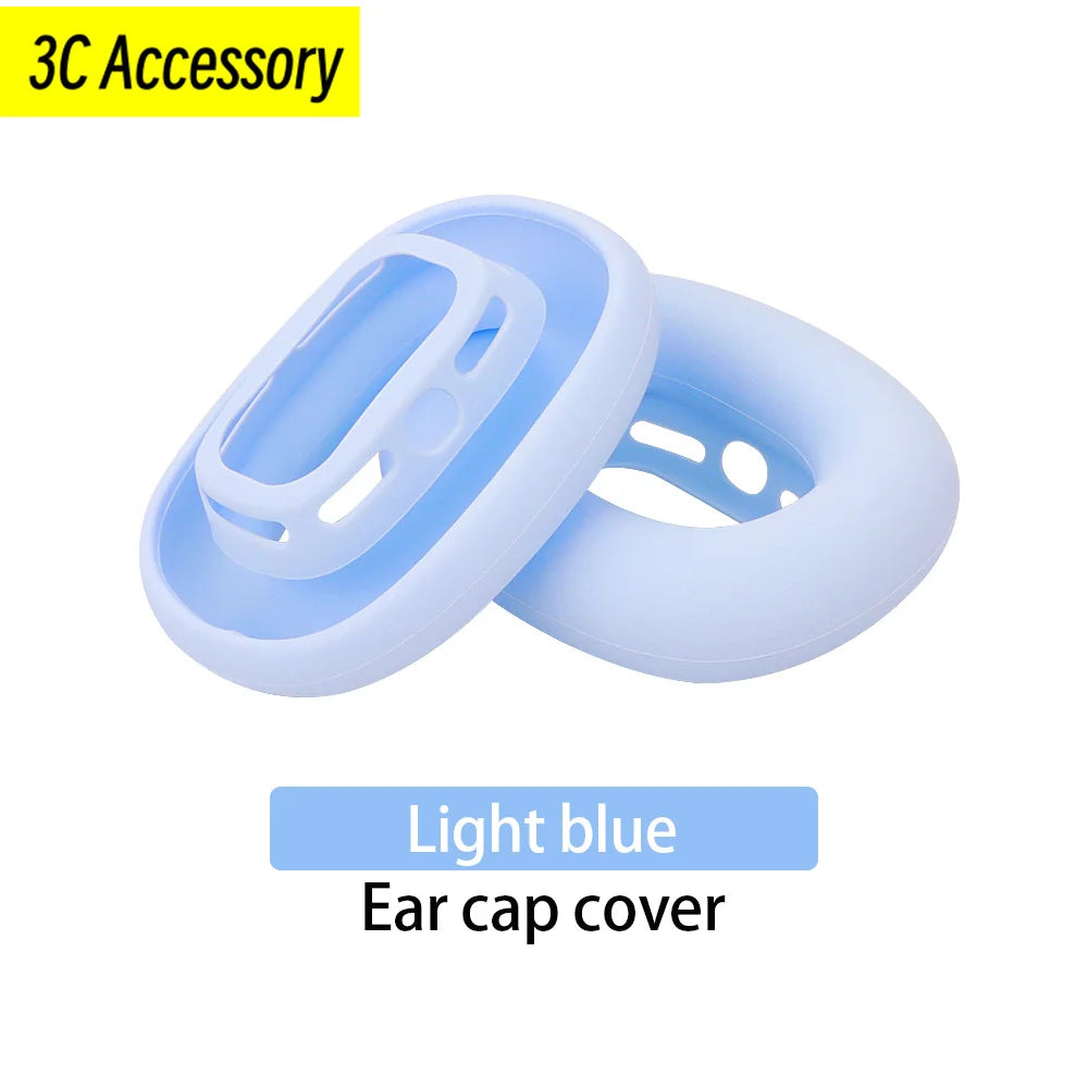 New Upgraded version High Quality Silicone Ear Pads Earmuffs Replacement Headphone Protective Cover for AirPods Max Headphones