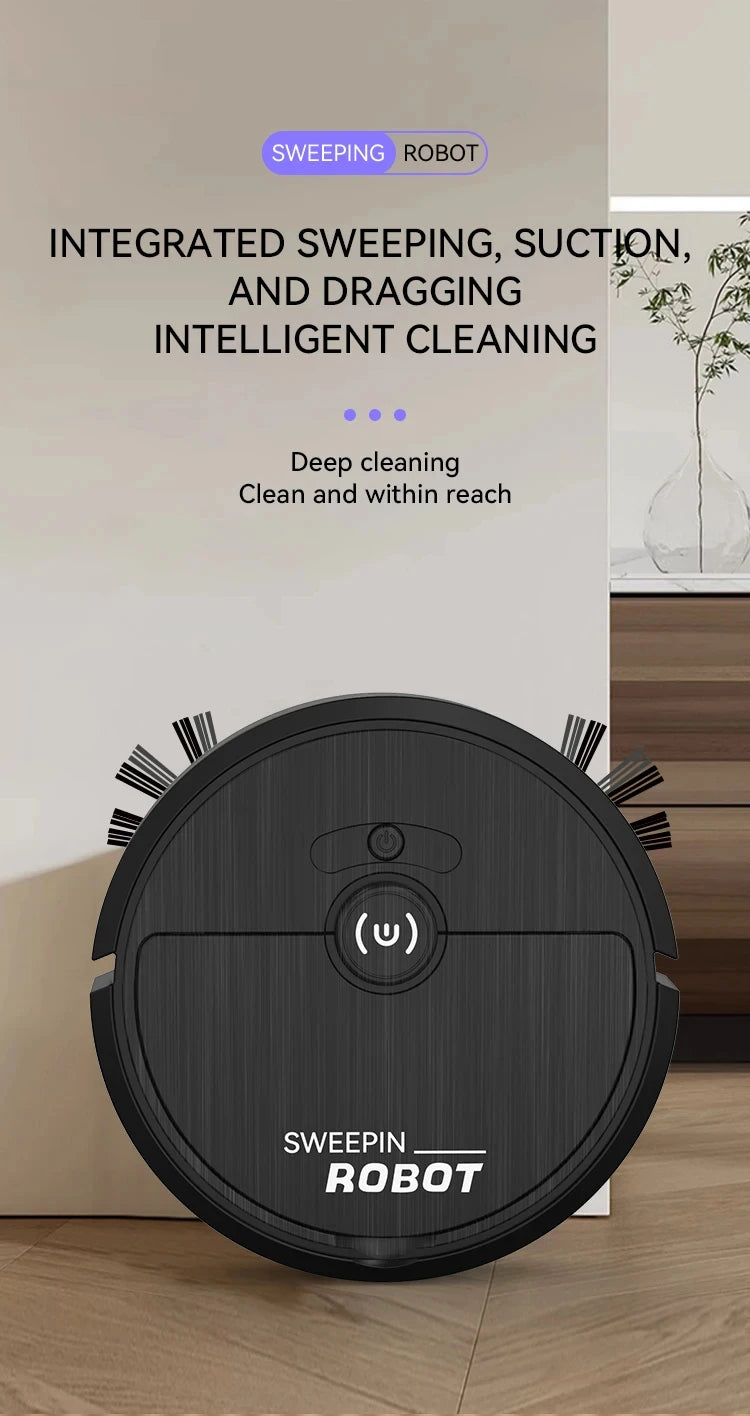 Xiaomi Electric Sweeper Home Smart Sweeping Robot Wet Dry Dual Use Remote Control Sweeper Suitable For Kitchen Carpeted Bedrooms